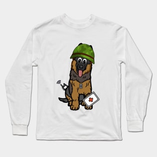 First aid military guard dog Long Sleeve T-Shirt